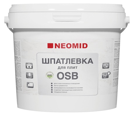 Шпатлевка Neomid для плит OSB 7 кг