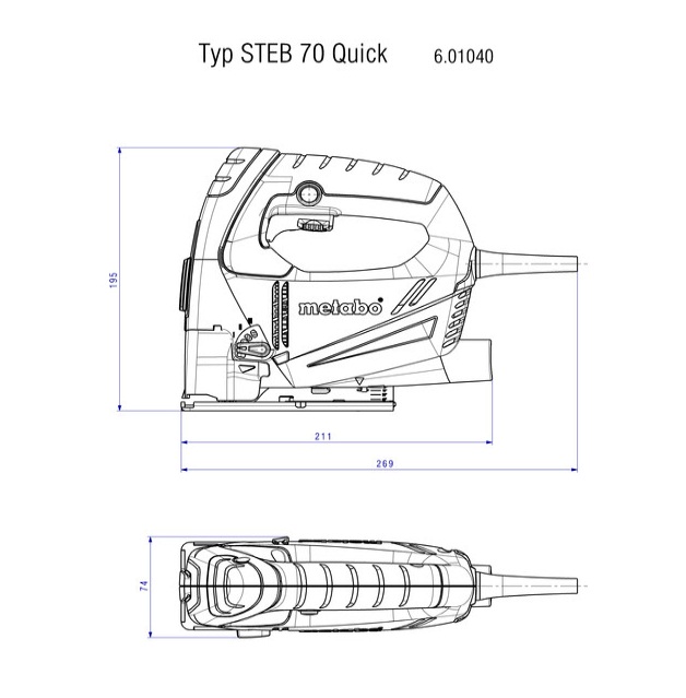 Лобзик METABO STEВ 70 Quick