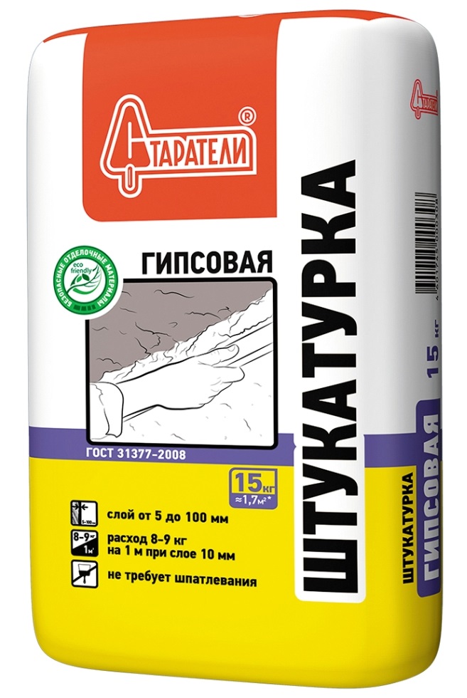 Штукатурка гипсовая Старатели, 15 кг