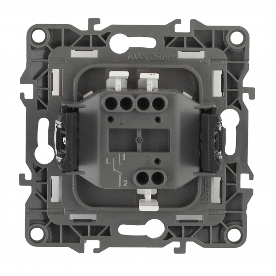 Выключатель Эра 12-1101-04 10АХ-250В шампань