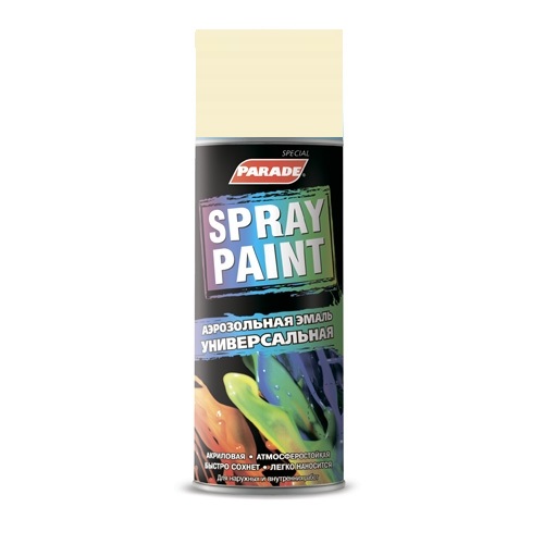 Эмаль аэрозольная Parade Spray Paint светлая слоновая кость