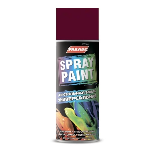 Эмаль аэрозольная Parade Spray Paint винно-красная