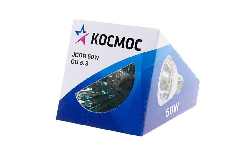 Лампа галогенная JCDRc 220 В, 50 Вт,GU5.3