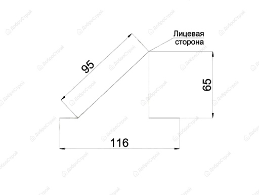 Снегозадержатель простой RAL3005 вино