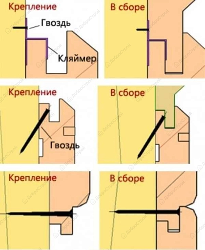 Крепеж для вагонки Tech-Krep 6 мм, 45 шт