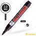 Маркер перманентный Crown Multi marker, черный, 3мм, CPM-800