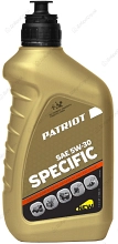 Масло Patriot SPECIFIC HIGH-TECH 5W30 SJ/CF 0,946 л