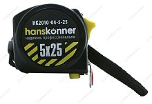 Рулетка Hanskonner HK2010-04-5-25 5мx25мм, 2 стопа, магнитный зацеп