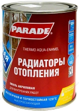 Эмаль термостойкая Parade A4 для радиаторов белая полуматовая 0,9 л