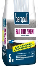 Штукатурка Bergauf Bau Putz Zemen цементная, для наружных и внутренних работ, 5кг