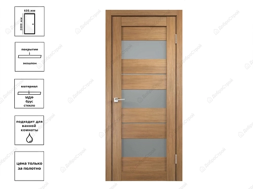 Дверь экш DUPLEX12 Дуб золотой (ДО-60)