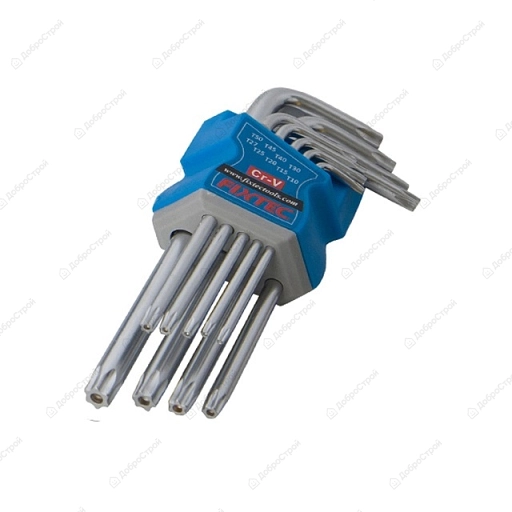 Набор ключей Torx  Fixtec, средней длины, 9 шт