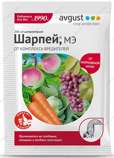 Средство защиты от вредителей Август Шарпей 1,5 мл