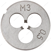 Плашка метрическая 3х0.5 мм