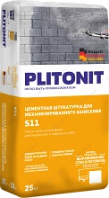 Штукатурка цементная PLITONIT S11 фасадная, 25 кг