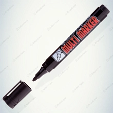Маркер перманентный Crown Multi marker, черный, 3мм, CPM-800